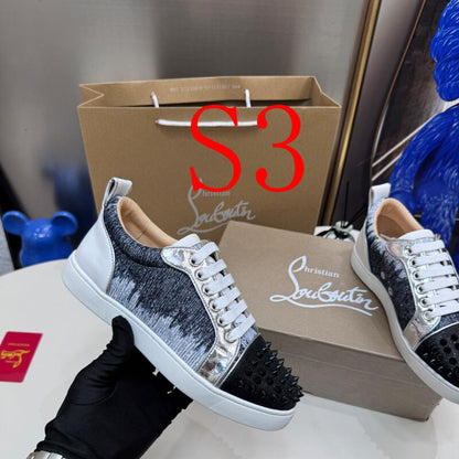 MCLS12 Women 35-40 and Men 40-45 Leather Shoes With Box