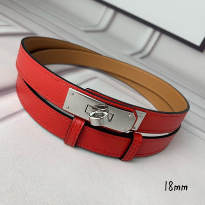 HBL7 Real leather 1.8CM 95-110CM Belt with all packing