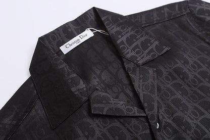 DIC112 New men's summer short sleeved collared shirt clothing