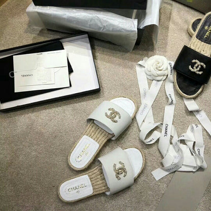 MCS0 Leather slippers shoes 35-40 With box