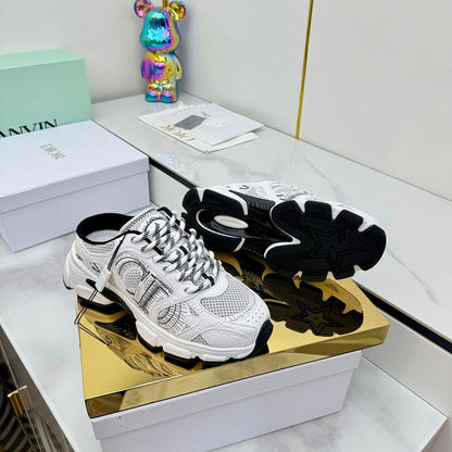 BDS8 Leather Slippers Women 35-41 Shoes with box