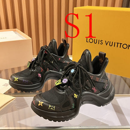 OLS37 Leather Women 5.5CM Shoes 35-41 with box