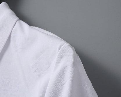 DGC12 Men's short sleeved lapel polo shirt clothing