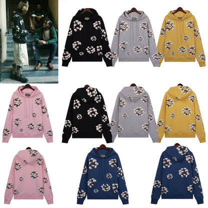 MMC3  New Men's and women's  Kapok Flower Hoodie Clothing