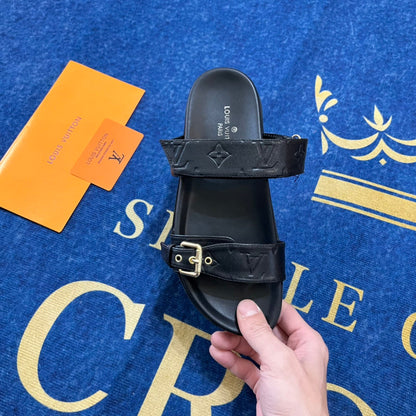 MJLS08 Women slipper Leather Shoes 35-42 with box