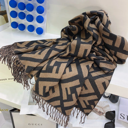 FSC5 cashmere blend 65-180CM Scarf