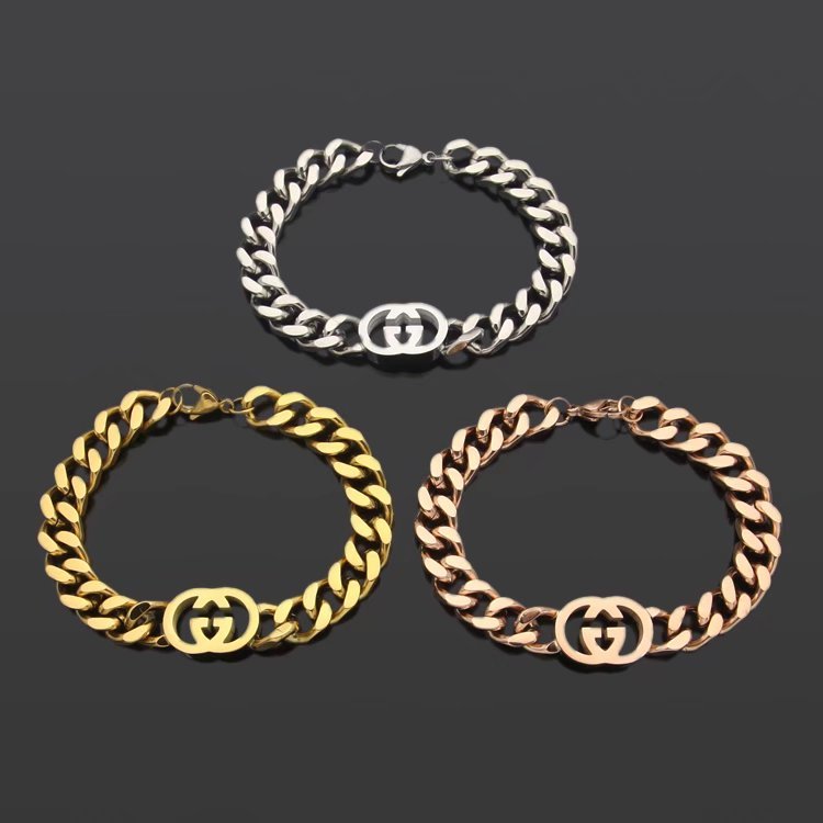 GB01   Letter gold-plated bracelet jewelry