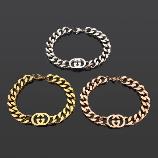 GB01   Letter gold-plated bracelet jewelry