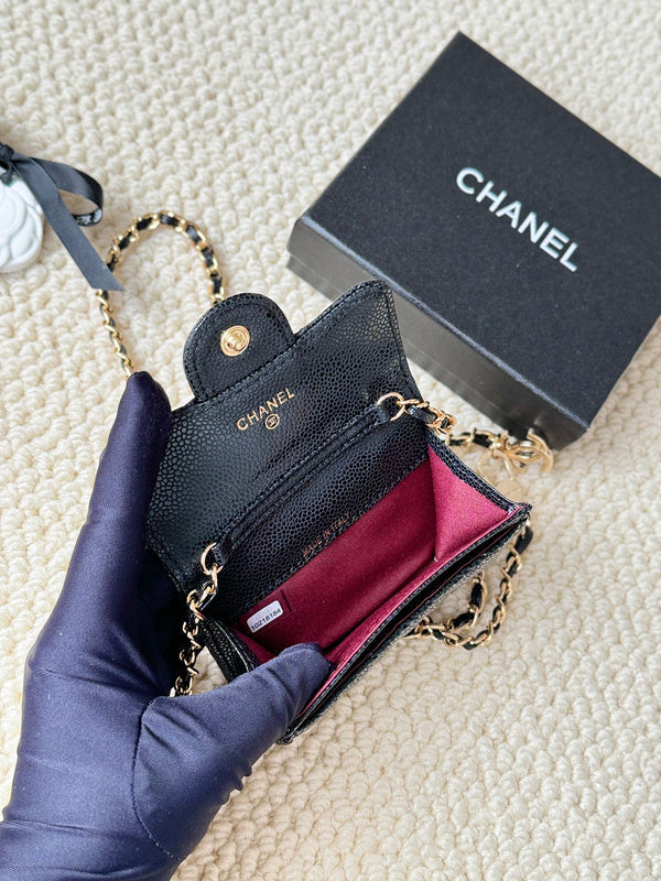 LCP02 Wallet Bag 13.1-7.5-2.1CM Leather bags with box