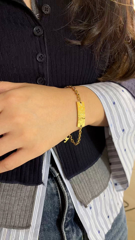 L168  Men's and women's titanium steel bracelet jewelry