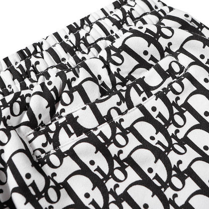 DIP1 Classic black and white printing, pure cotton fabric, comfortable and fashionable