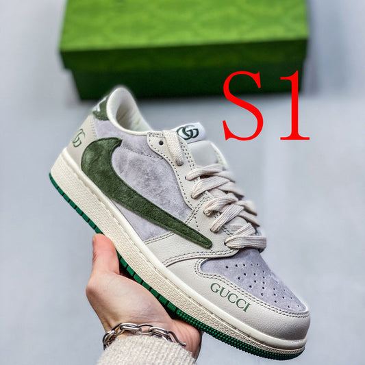 BNS54 Man And Women Leather Shoes 36-45 with box