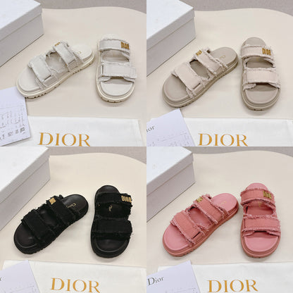 ODS3 Leather Women Slipper Size 35-42 Shoes with box