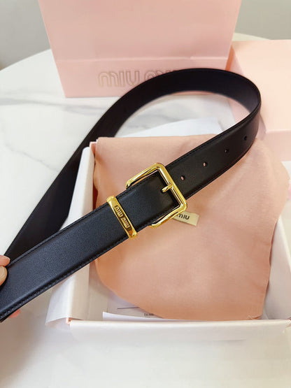 MBL4 Real leather 3.5CM 95-110CM Belt with all packing