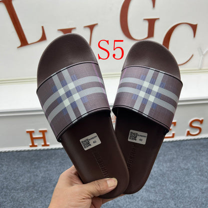 YBS01 Couples slipper Leather Shoes 36-46 with box