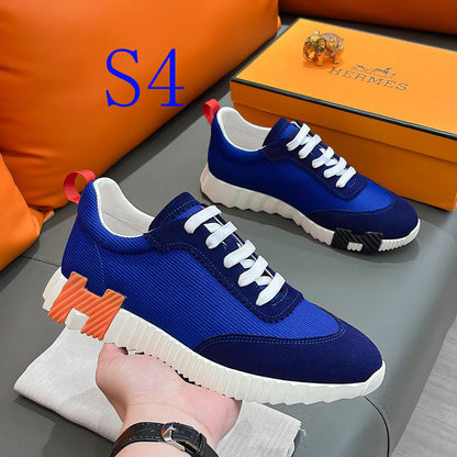 BMHS0 Leather Shoes Women35-41 Man 40-44 with box