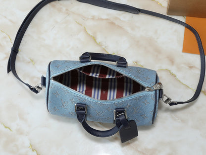 LLP198 Leather Bag 25-15-11CM Shoulder bags