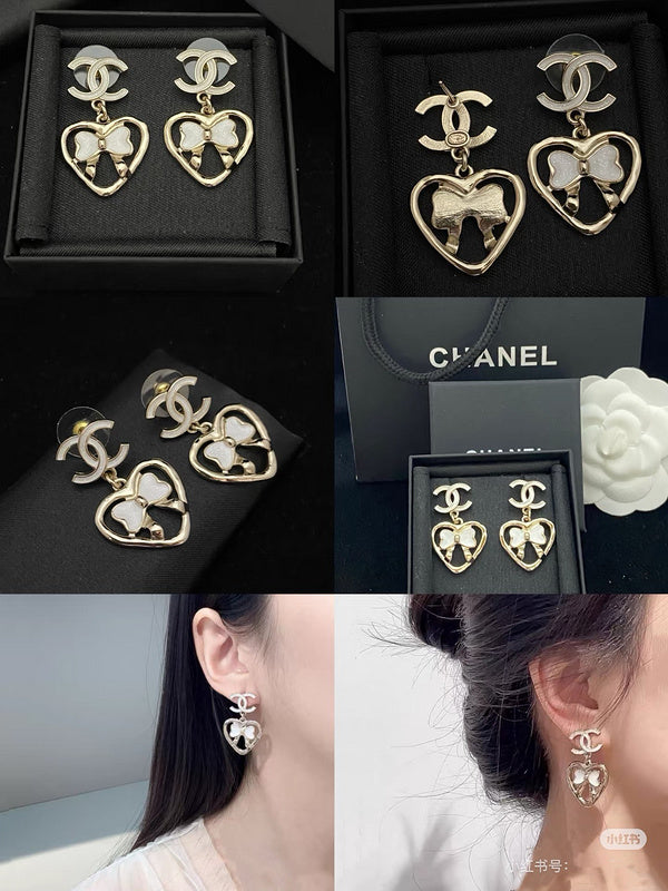 A1110  Women's new bow earrings jewelry