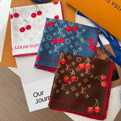 XLC12 Silk satin 90-90CM Scarf