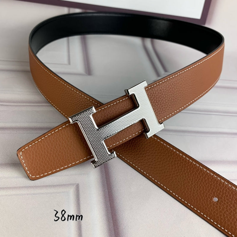 HBL3 Real leather 3.8CM 95-125CM Belt with all packing