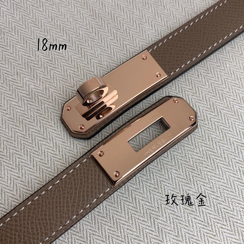 HBL7 Real leather 1.8CM 95-110CM Belt with all packing