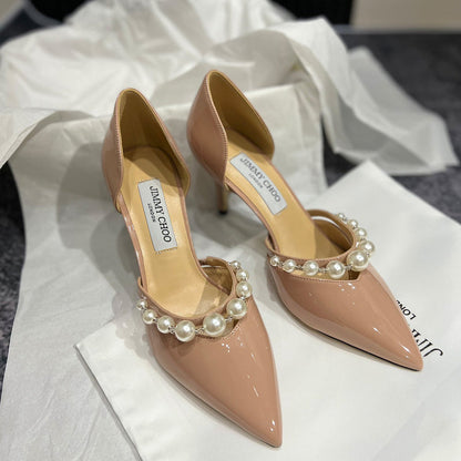 MBJS1 Leather 7CM Slippers Size 35-42 Shoes with Box