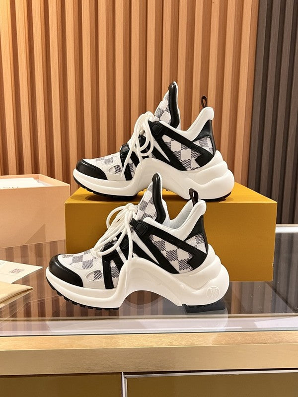 OLS38 Leather Women 5.5CM Shoes 35-41 with box