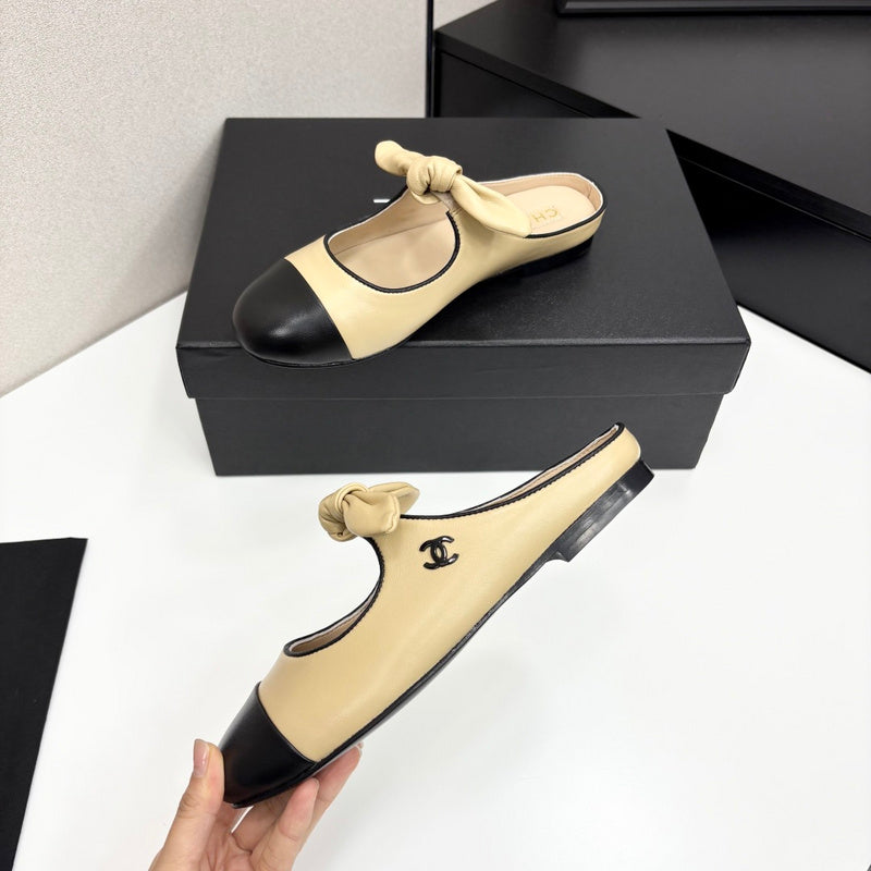 MBCS11 Leather Slippers Size 35-40 Shoes with Box