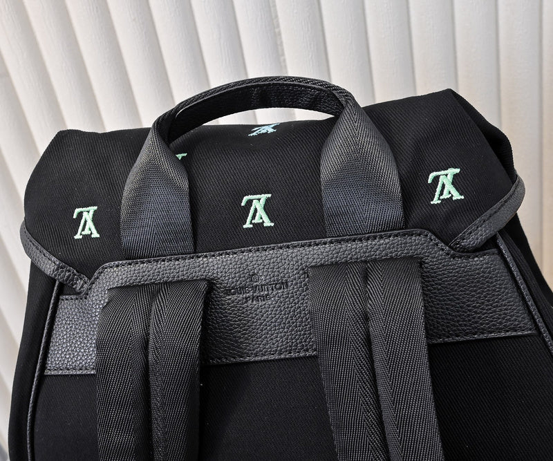 LLP196 Leather Bag 32-40-19CM Embroidery Travel Bags