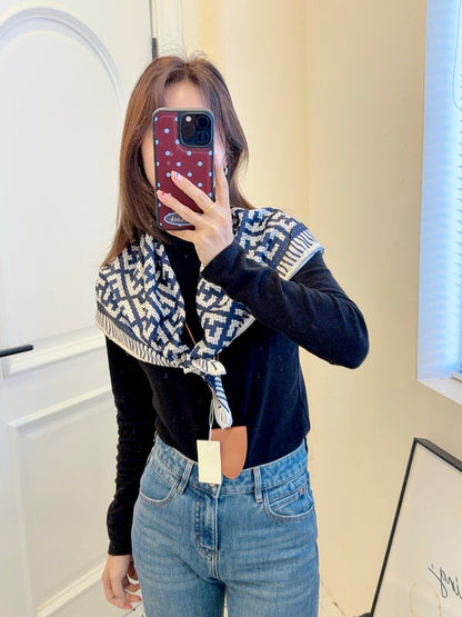 XFC16 Silk satin 90-90CM scarf