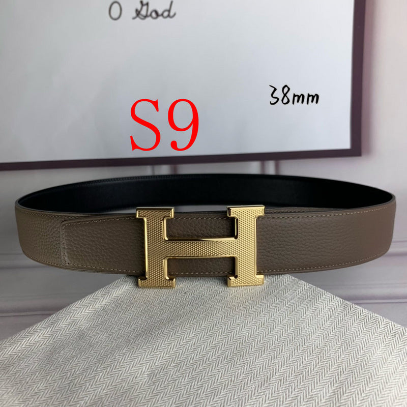 HBL3 Real leather 3.8CM 95-125CM Belt with all packing