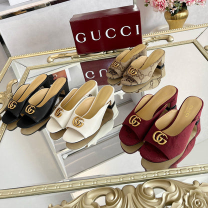 GGS7 Slippers Women 3.5CM shoes 35-41 With box