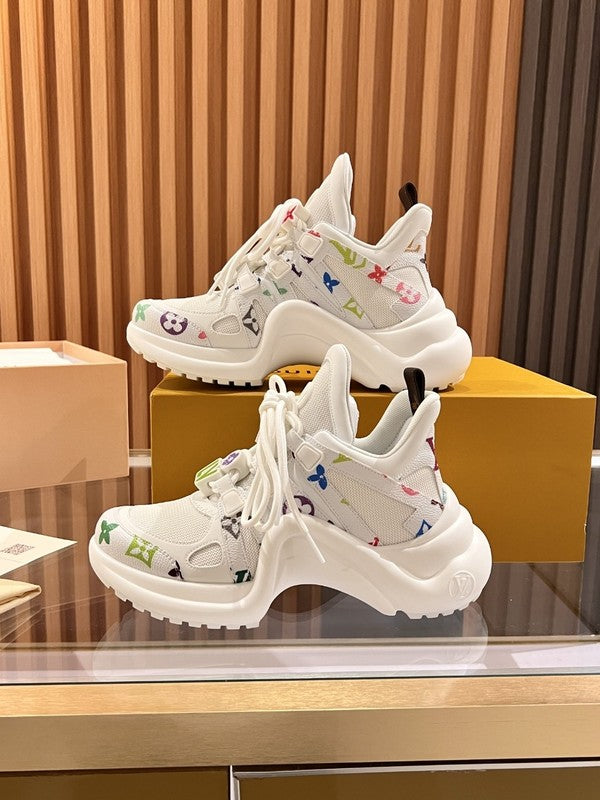 OLS37 Leather Women 5.5CM Shoes 35-41 with box