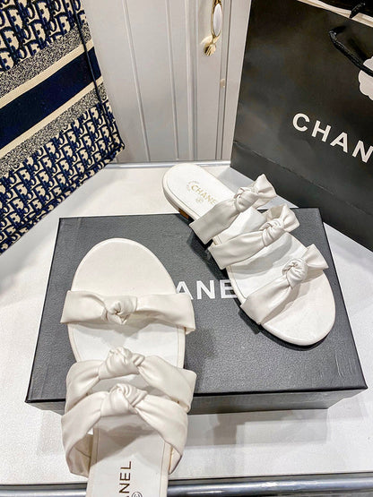 MBCS1 Leather Slippers Size 35-41 Shoes with Box