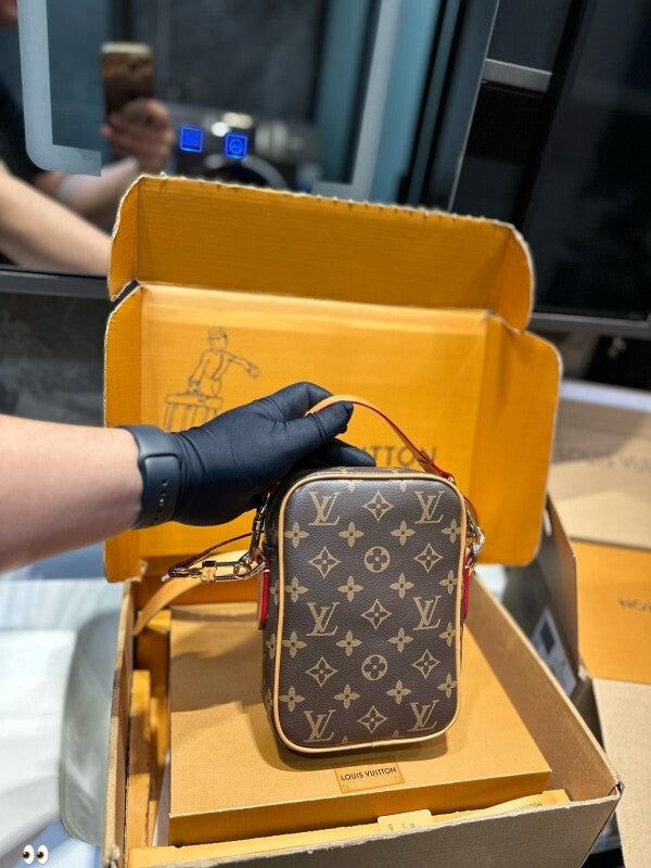 ALP48 Phone Bag 20-14CM Leather Bags With box