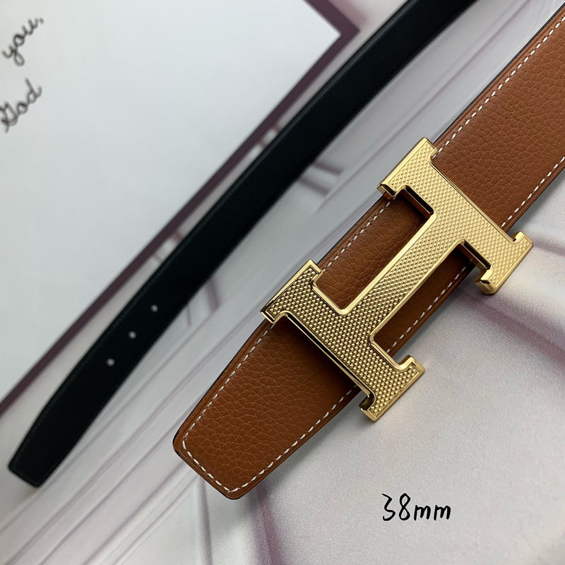 HBL3 Real leather 3.8CM 95-125CM Belt with all packing