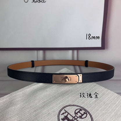 HBL7 Real leather 1.8CM 95-110CM Belt with all packing