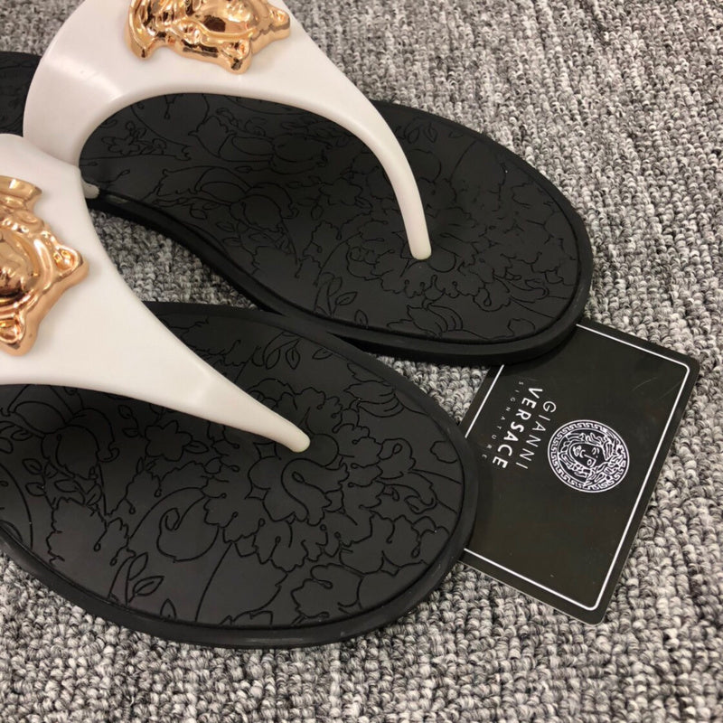 YVS8 Leather slippers couples shoes 36-45 With box