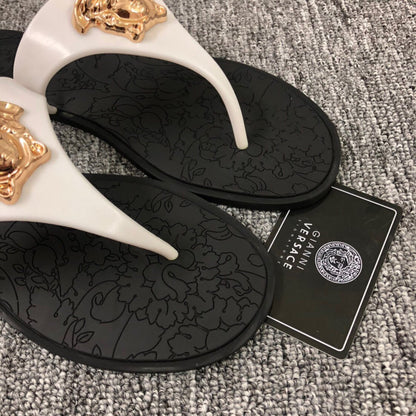 YVS8 Leather slippers couples shoes 36-45 With box