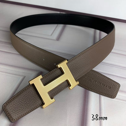 HBL3 Real leather 3.8CM 95-125CM Belt with all packing