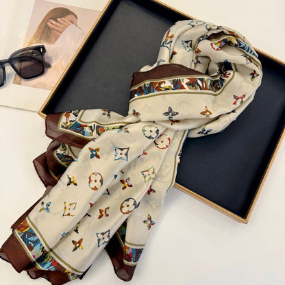 XLC08 Silk satin 90-180CM Scarf