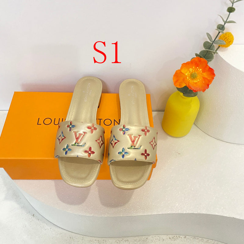 MLS01 Women Slippers 36-42 Shoes with all packaging