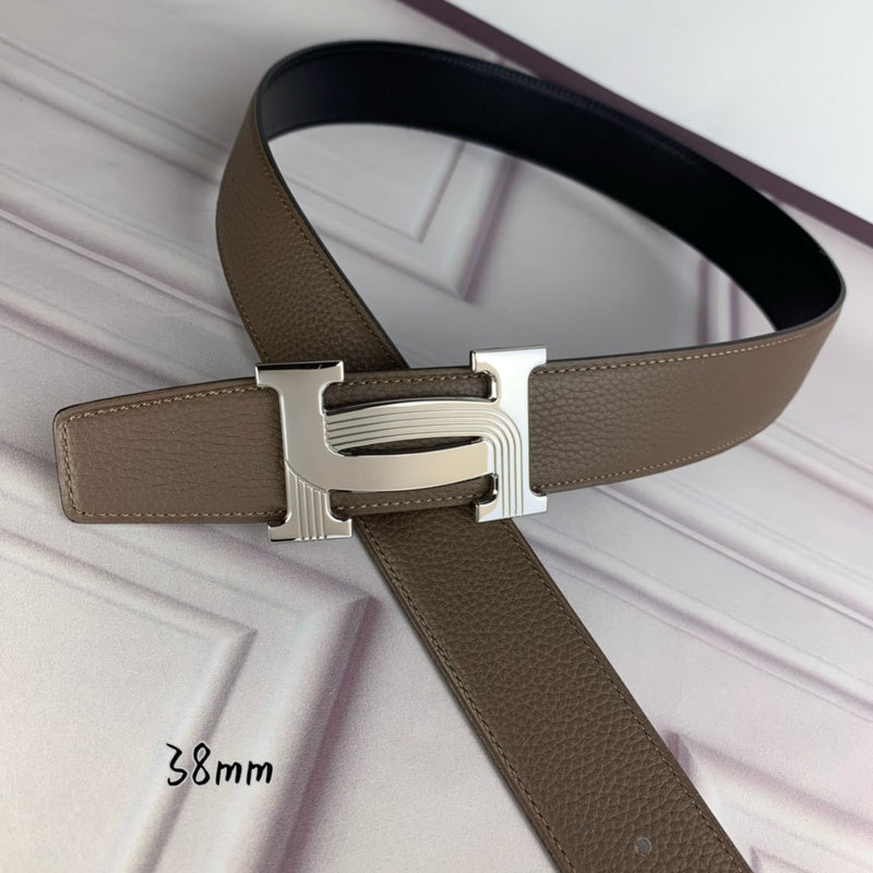 HBL5 Real leather 3.8CM 95-125CM Belt with all packing