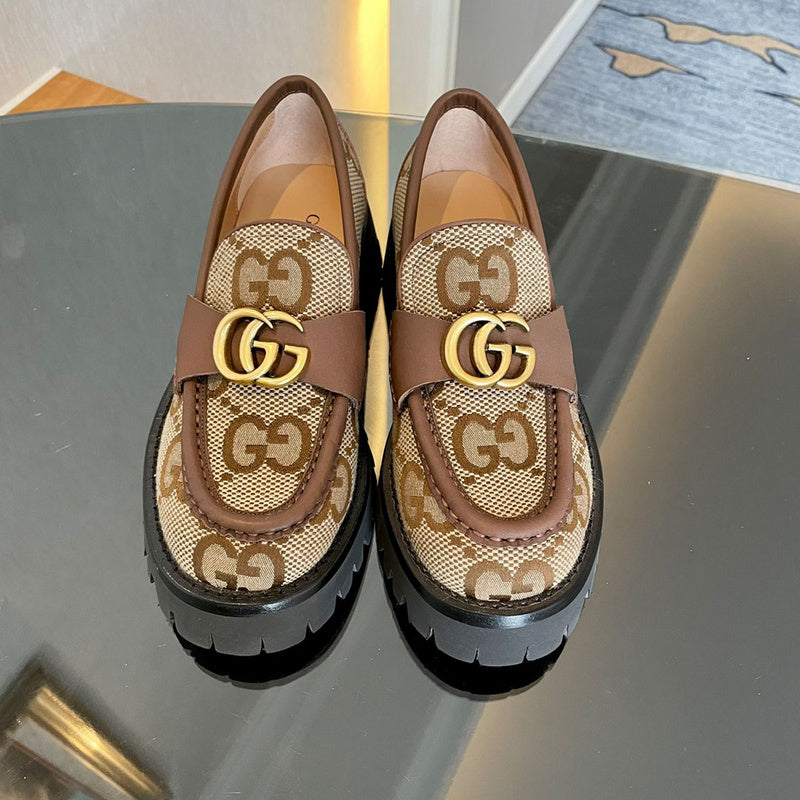 JHGS1 Leather Shoes Women 35-41 with box