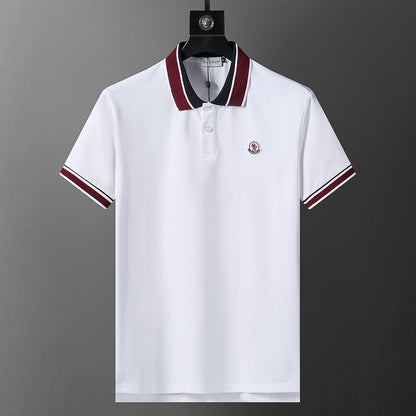 MOC019 Men's short sleeved lapel polo shirt clothing