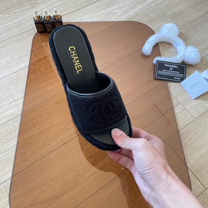 MBCS12 Leather Slippers Size 35-41 Shoes with Box