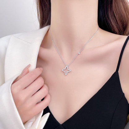 X647  Women's new fashion titanium steel necklace jewelry