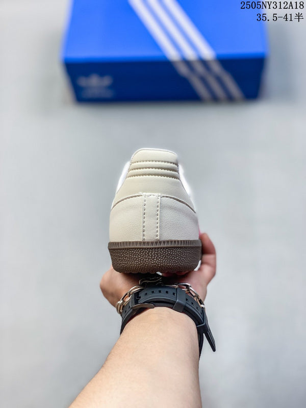 BAS41 Leather Shoes Women 36-41 with box