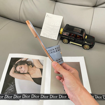 MBDS1 Leather Slippers Size 35-41 Shoes with Box