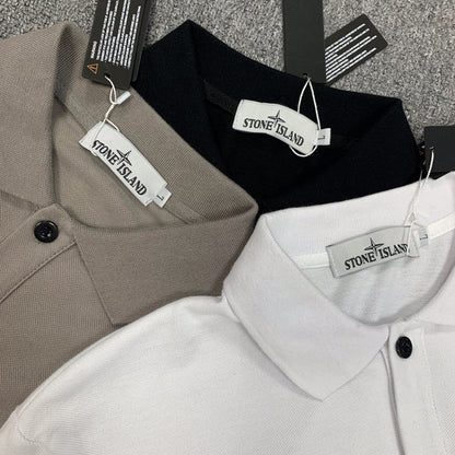 STC23 New men's polo shirt summer short sleeved top Clothing